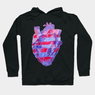 Two Tone Real Love Heart Hoodie